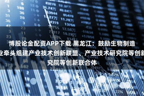 博股论金配资APP下载 黑龙江：鼓励生物制造龙头企业牵头组建产业技术创新联盟、产业技术研究院等创新联合体